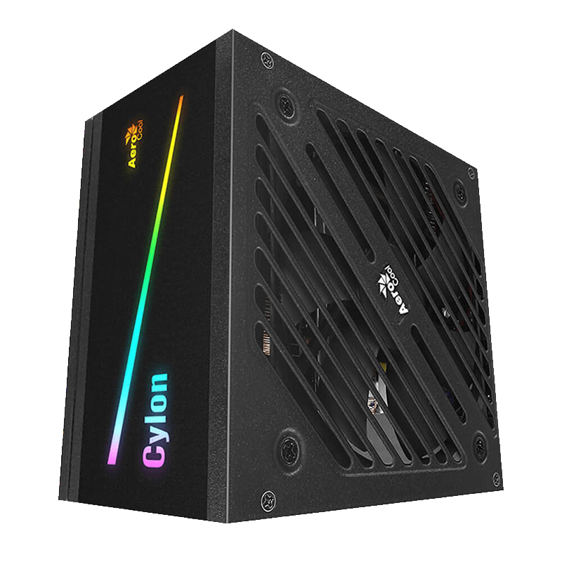 FUENTE AEROCOOL CYLON 500W RGB 80 PLUS BRONZE