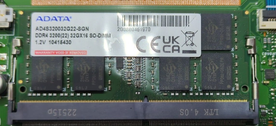 ADATA SODIMM DDR4 1.2V 32GB 3200MHZ AD4S320032G22-SGN