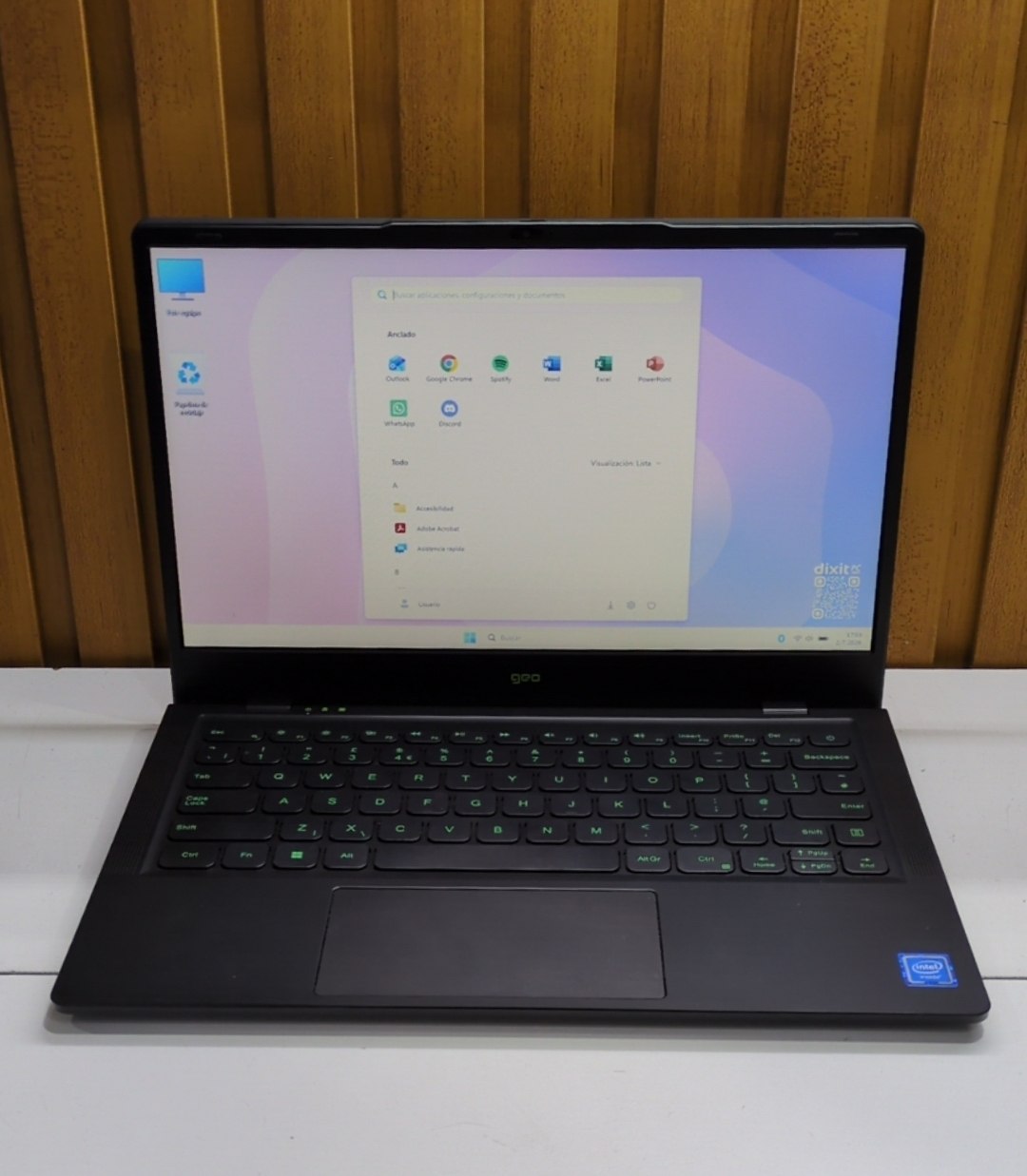 NOTEBOOK GEOBOOK 14X CELERON N4500 | 4GB DDR4 | 128GB SSD | Auricular + Joystick