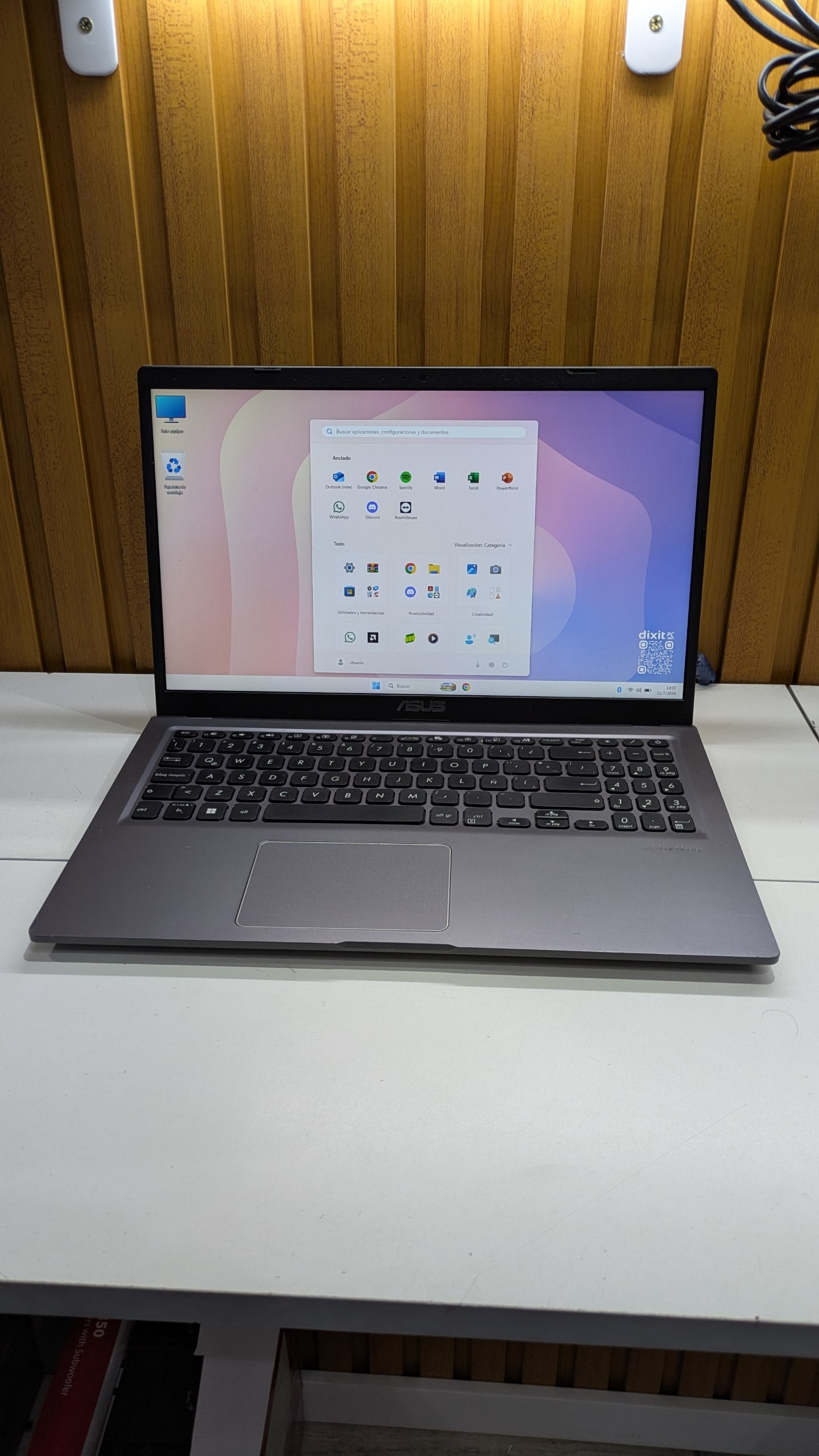 NOTEBOOK ASUS X515EA 15,6" CORE I7 11AVA + 32GB DDR4 + 1TB NVME